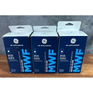 Lot of 3 GE MWF Refrigerator Water Filter Genuine SmartWater MWFP Replacement